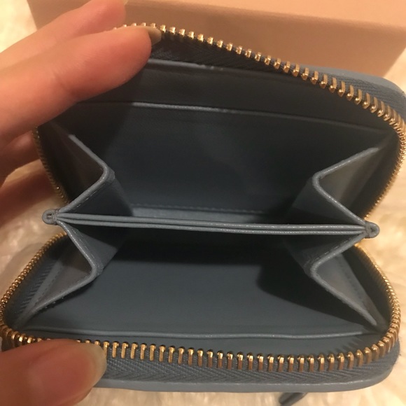 Miu Miu Wallet Matlasse in Astrale - Picture 5 of 8